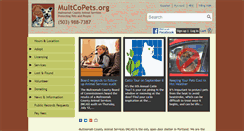 Desktop Screenshot of multcopets.org